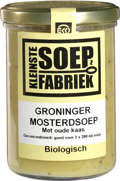 Kleinstesoepfabriekgroninger Mosterdsoep Bio (400 gr)