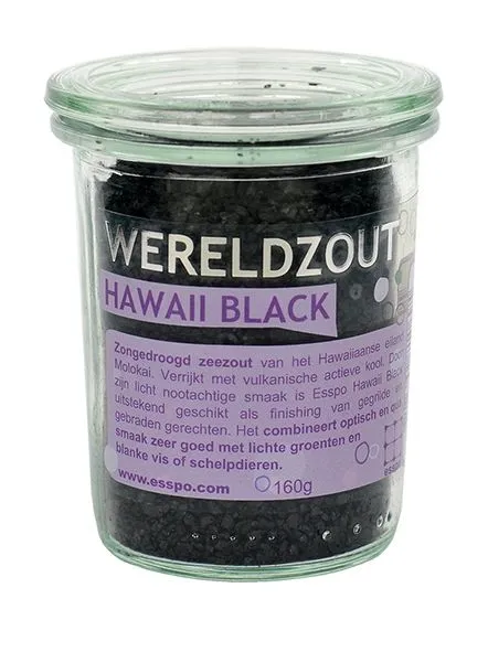 Esspo Wereldzout Hawaii Black Glas (160 gr)