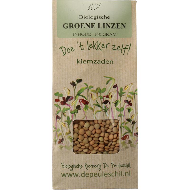 Peuleschilgroene Linzen Bio (140 gr)