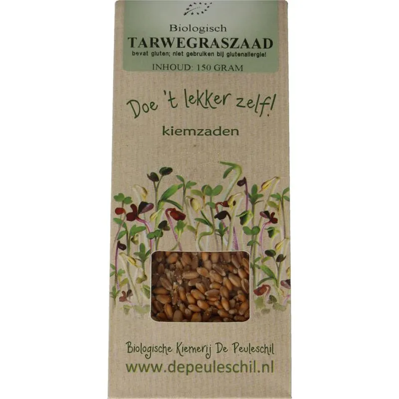Peuleschil Tarwegras Zaad Bio (150 gr)