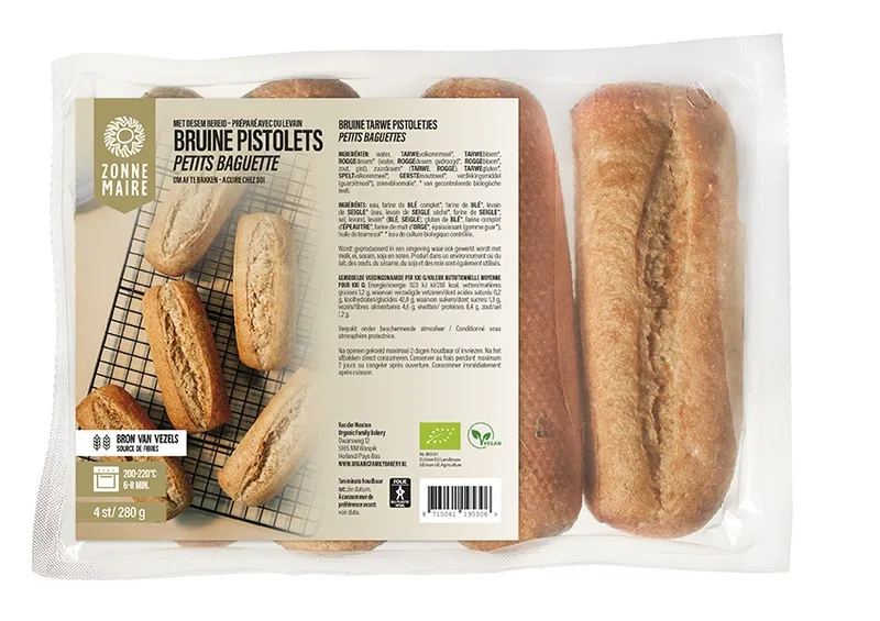 Zonnemaire Pistolet Bruin Bio (280 gr)