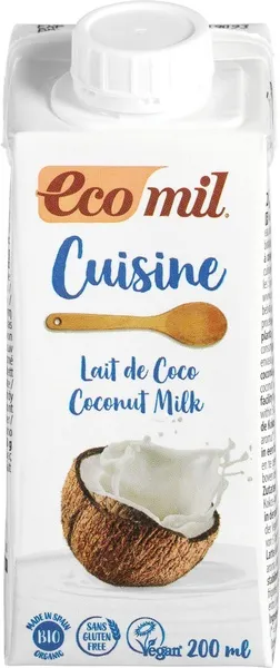 Ecomil Kokosmelk Cuisine Bio (200 ml)