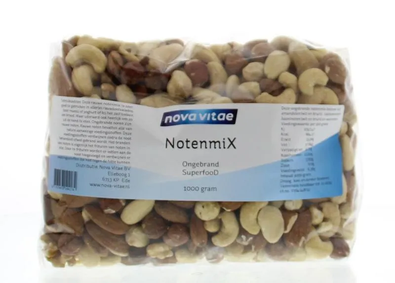 Nova Vitae Notenmix Ongebrand (1000 gr)