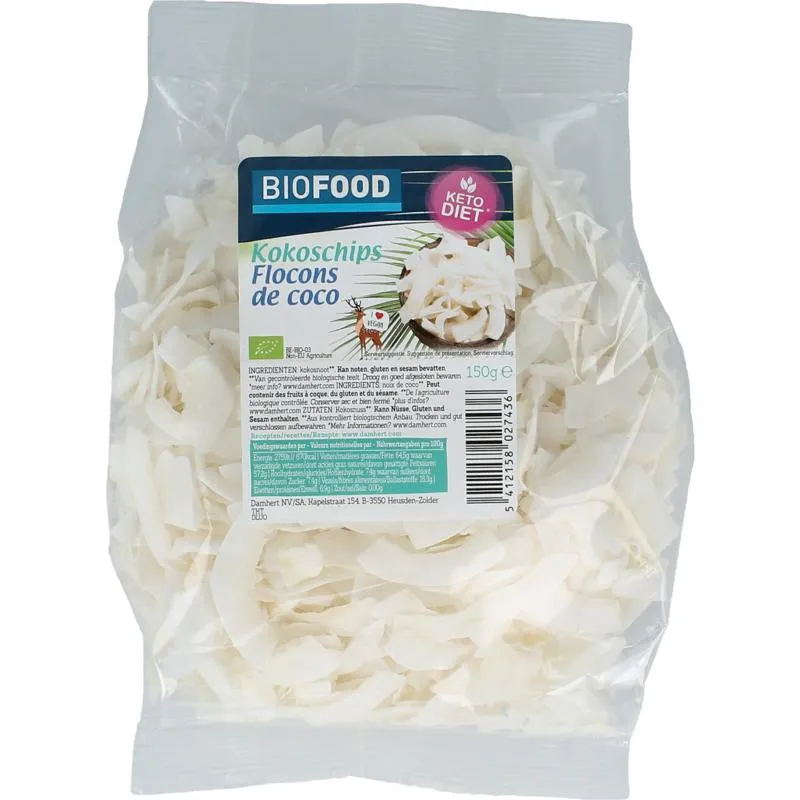 Biofood Kokoschips Bio (150 gr)