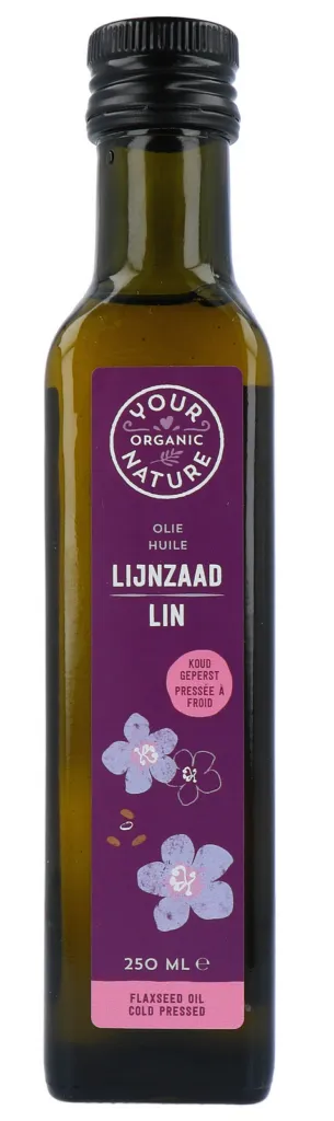 Your Organic Nature Lijnzaadolie Bio (250 ml)