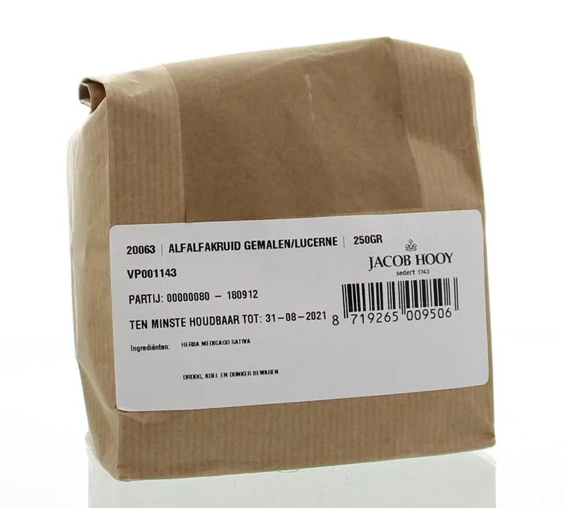 Jacob Hooy Alfalfakruid Gemalen (250 gr)