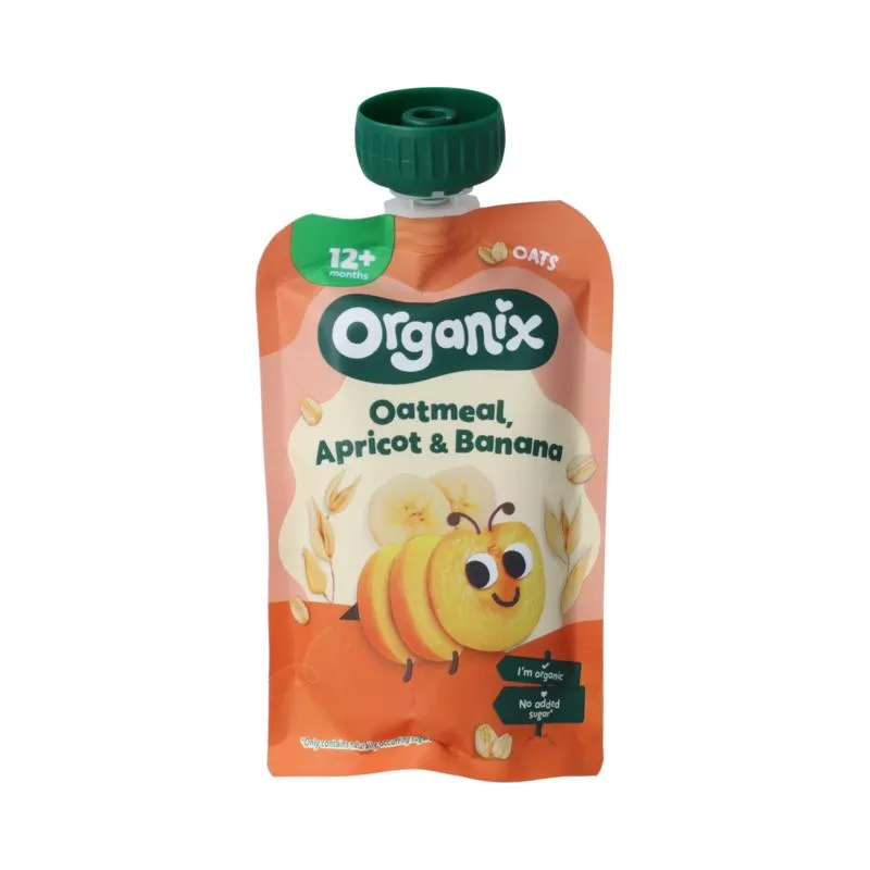 Organix Just Oatmeal Apricot Banana 12+ Maanden Bio (100 gr)