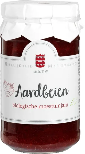 Marienwaerdt Moestuinjam aardbeien bio (250 gr)