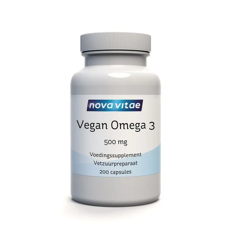 Nova Vitae Vegan Omega 3 500 Mg (200 vega capsules)