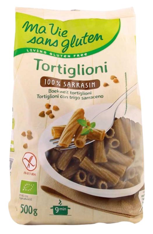 Ma Vie Sans Gluten Tortiglioni Pasta Van Boekweit Glutenvrij Bio (500 gr)