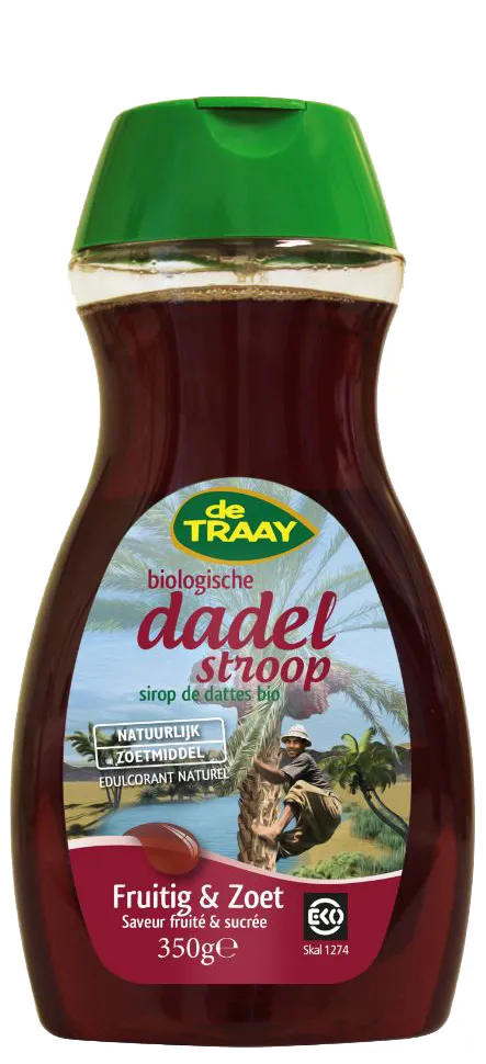 De Traay Dadelstroop Fruitig & Zoet Bio (350 gr)