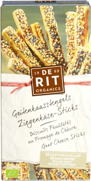De Rit Sesam Geitenkaas Stengel Bio (100 gr)