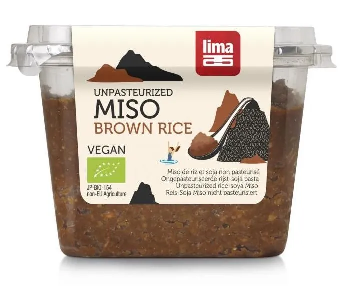 Lima Brown Rice Miso Ongepasteuriseerd Bio (300 gr)