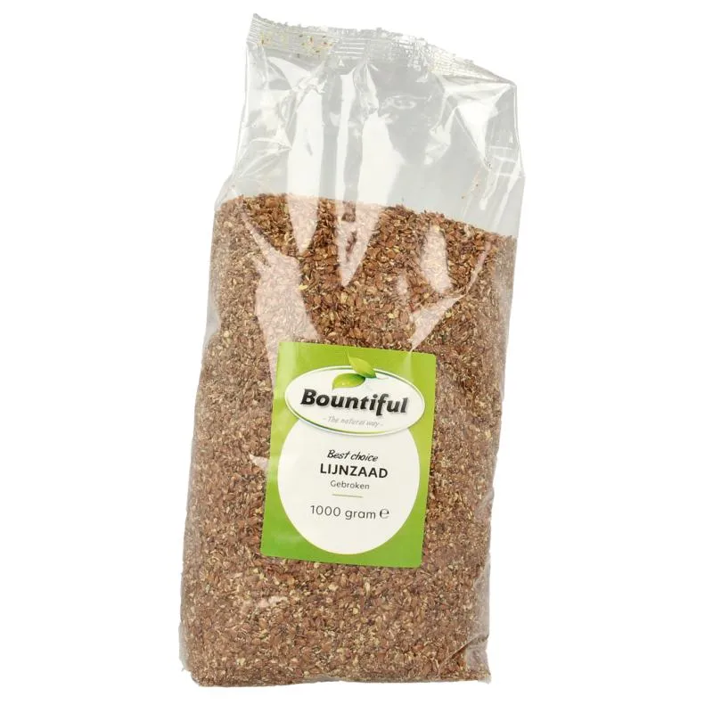 Bountiful Lijnzaad Gebroken Bc (1000 gr)