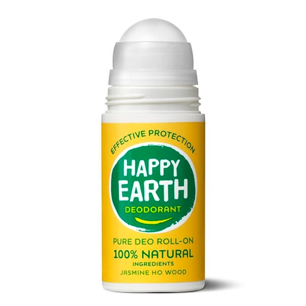 Happy Earth Deodorant roll on jasmine ho wood (75 ml)
