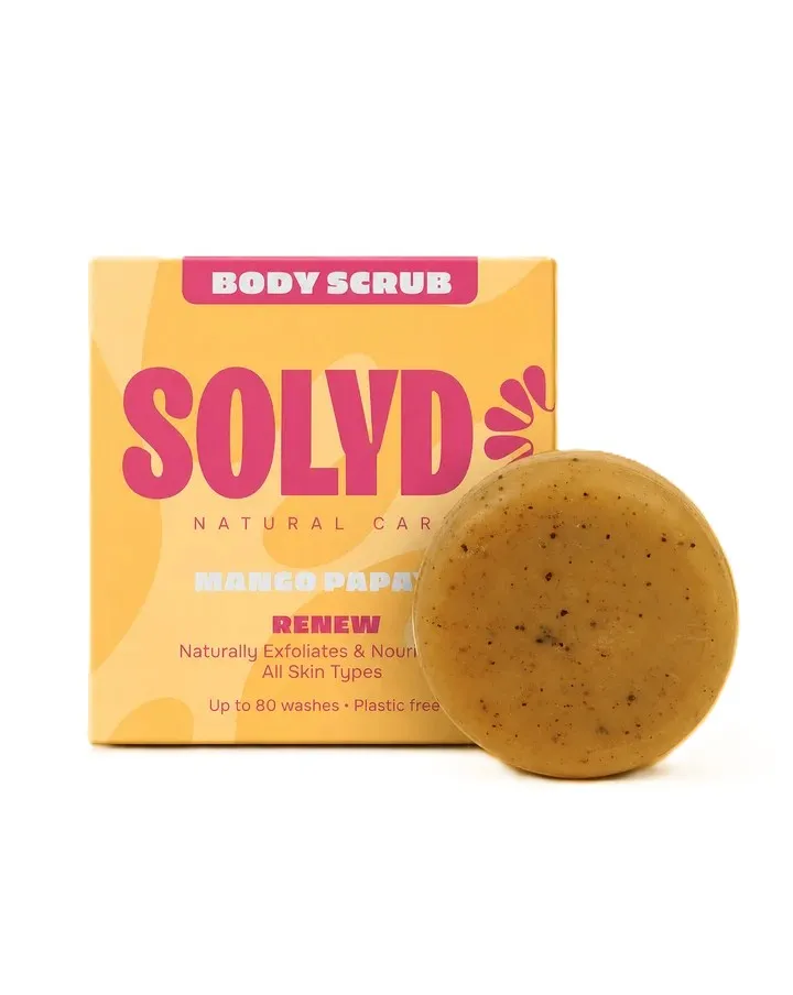 Solyd Body Scrub Bar Mango-Papaja