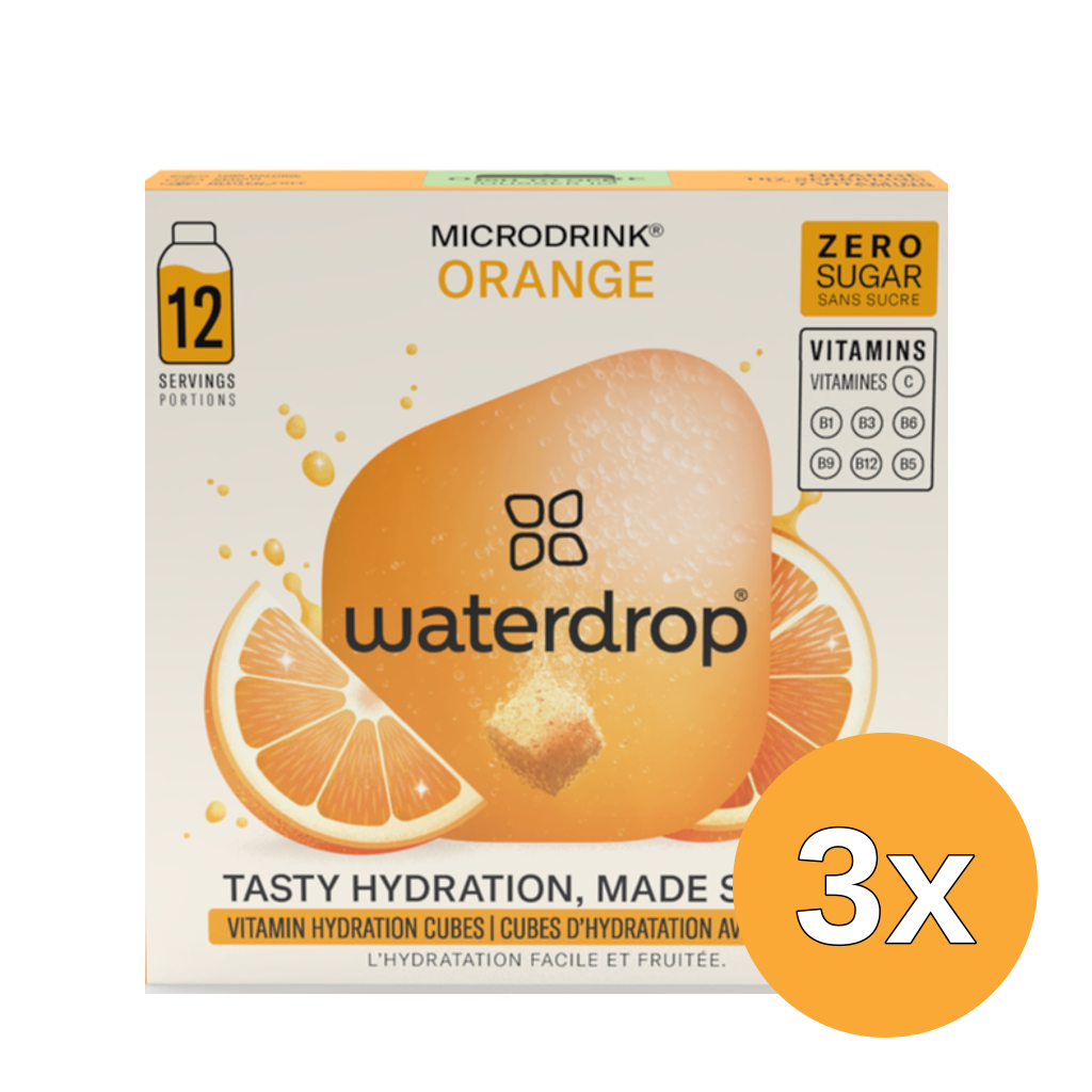 3x Waterdrop Microdrink Summer Orange (12 stuks)
