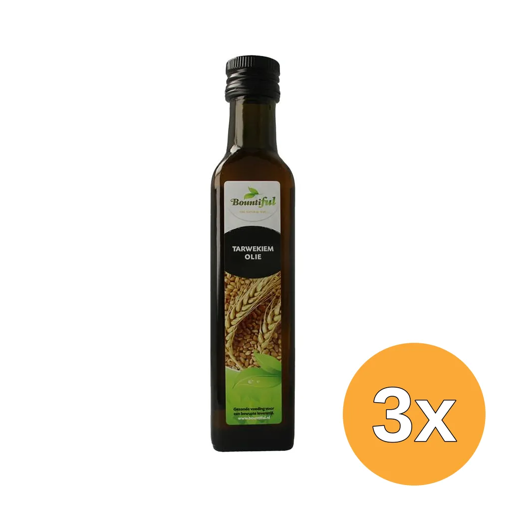 3x Bountiful Tarwekiemolie (250 ml)