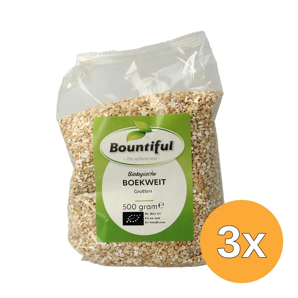 3x Bountiful Boekweit Bio (500 gr)