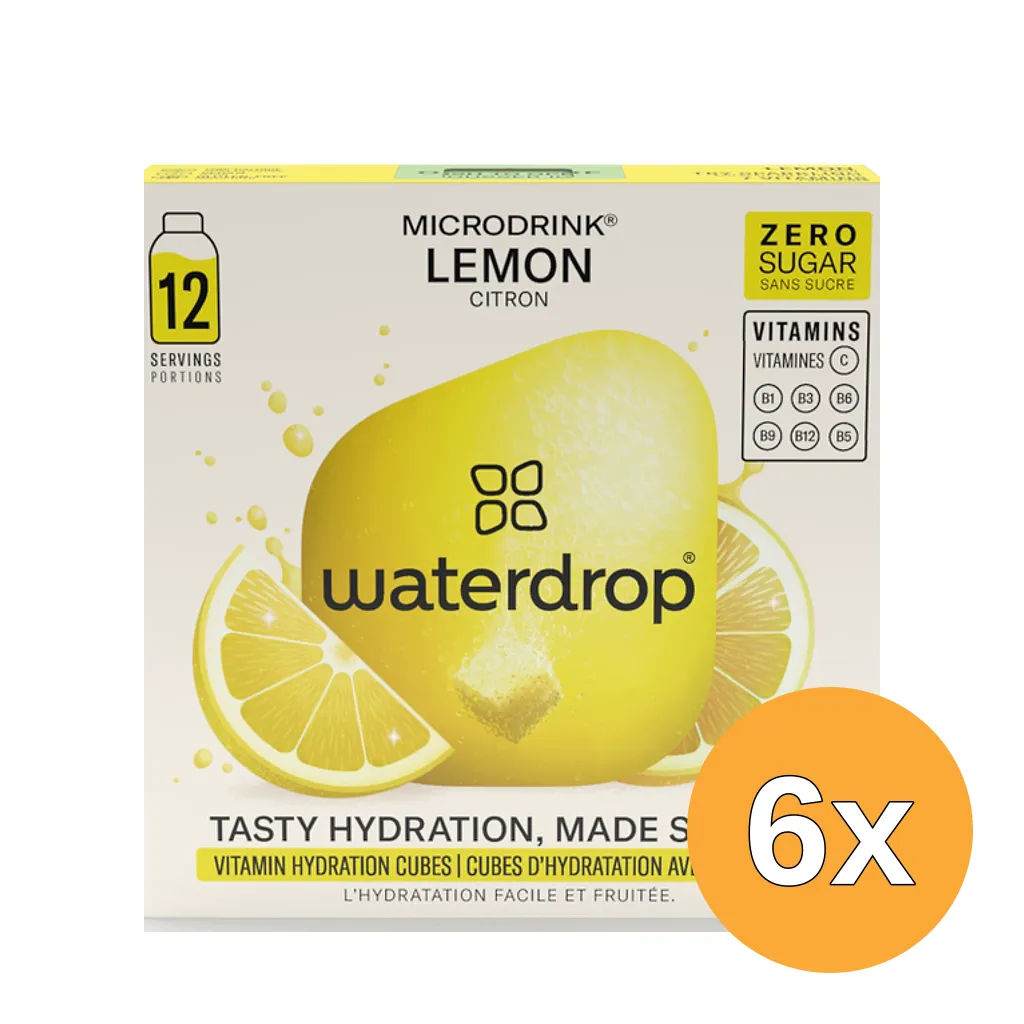 6x Waterdrop Microdrink Summer Lemon (12 stuks)