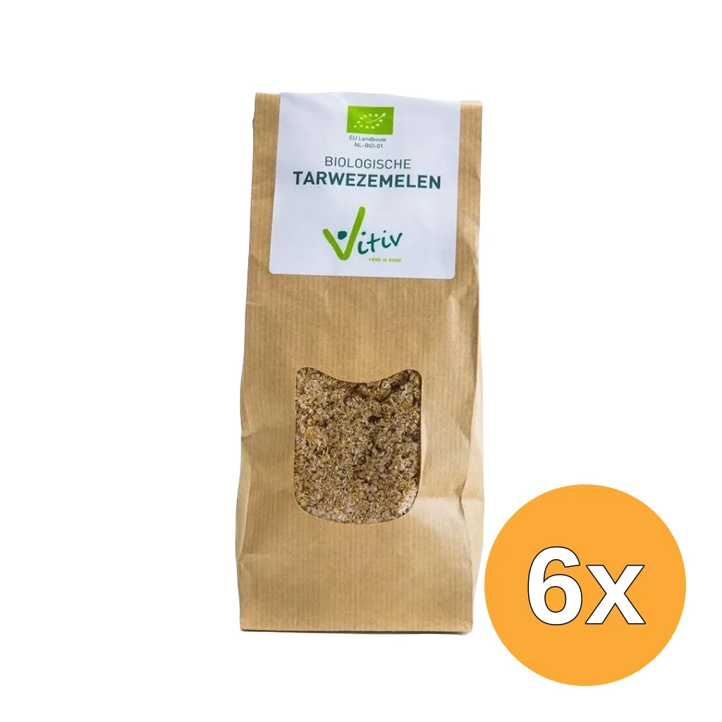 6x Vitiv Tarwezemelen Bio (250 gr)