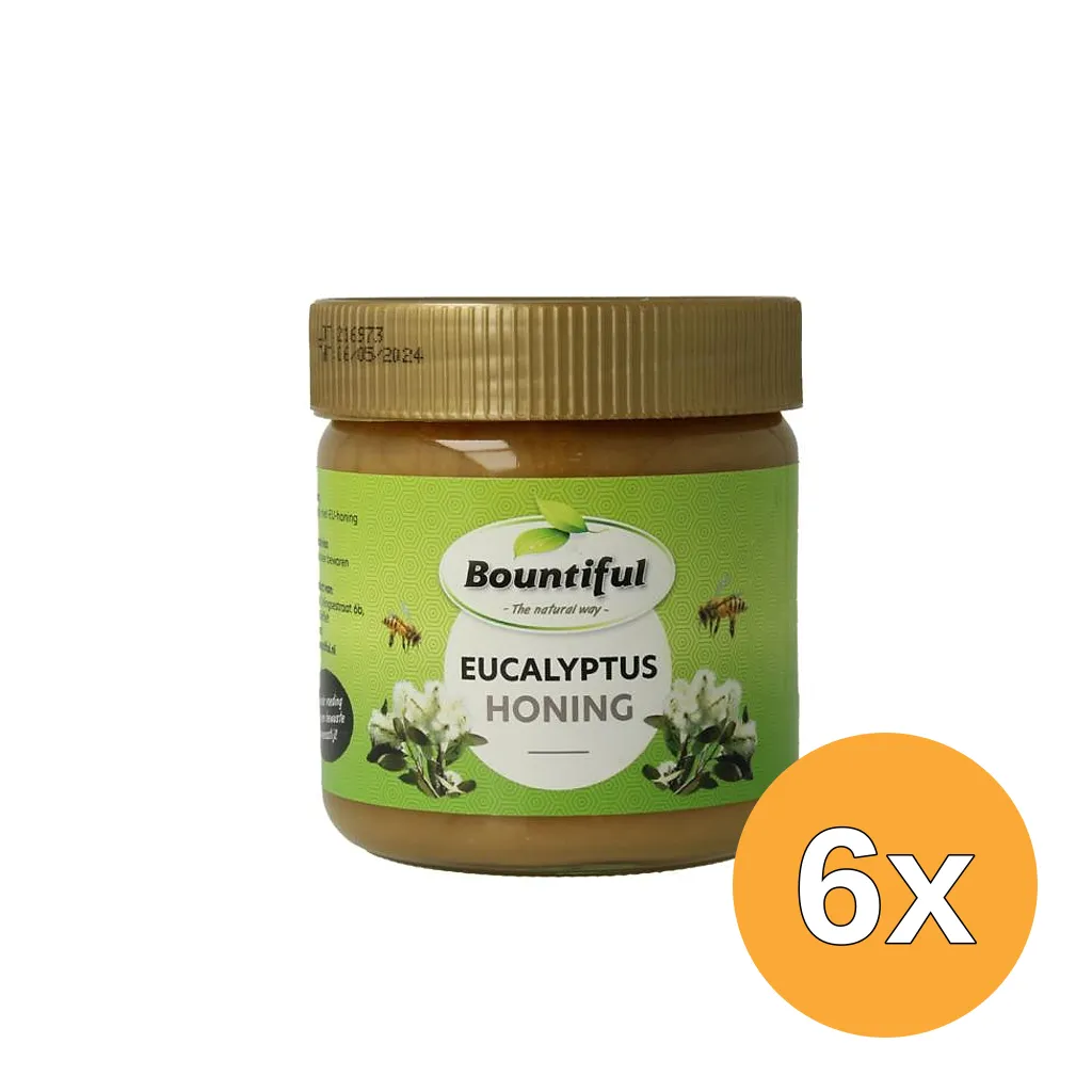 6x Bountiful Eucalyptus Honing (500 gr)