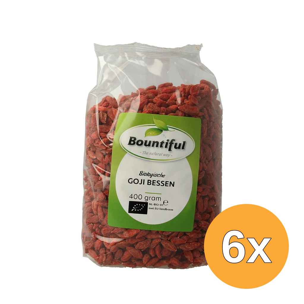 6x Bountiful Goji Bessen Bio (400 gr)