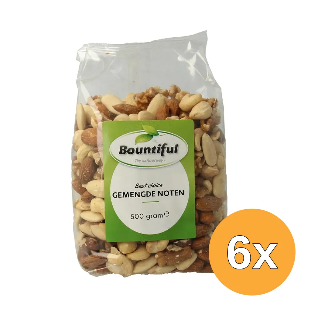 6x Bountiful Gemengde Noten (500 gr)
