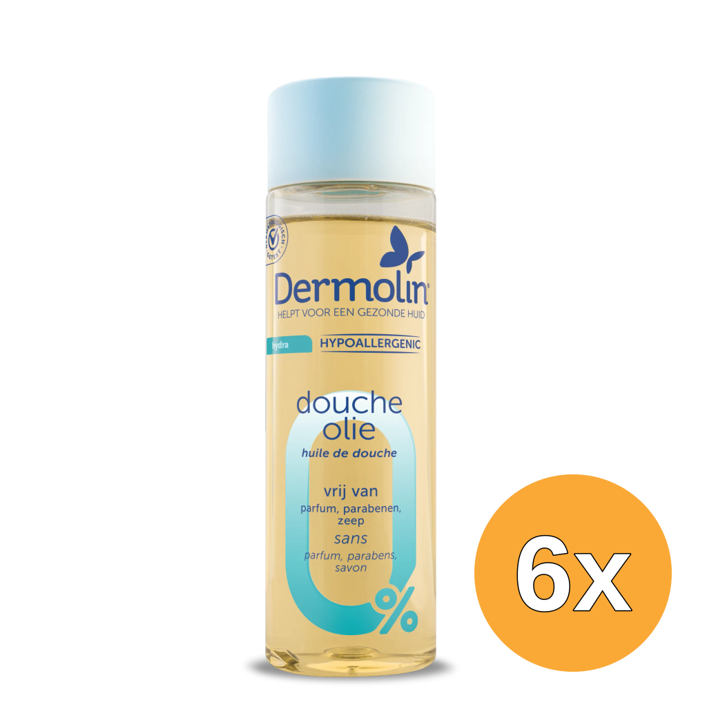 6x Dermolin Doucheolie (200 ml)