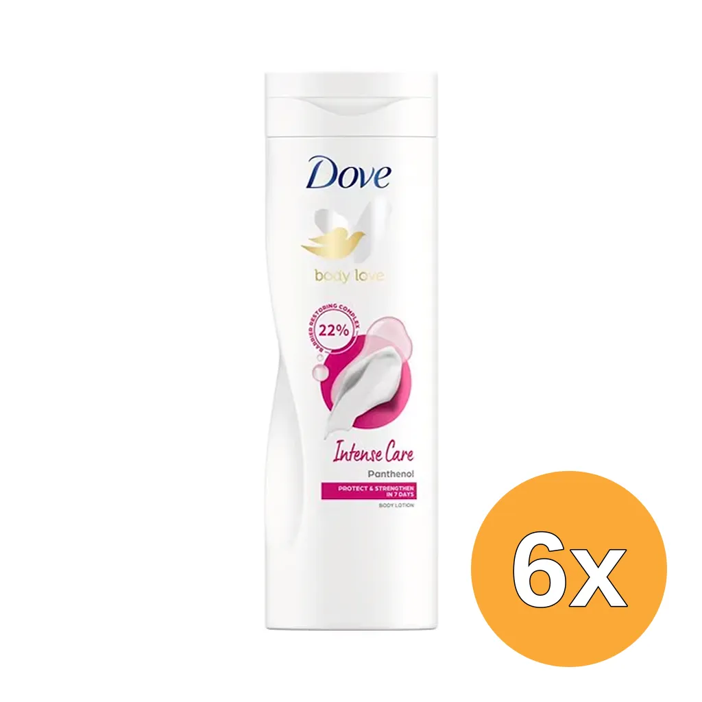 6x Dove Bodylotion Intensief (400 ml)
