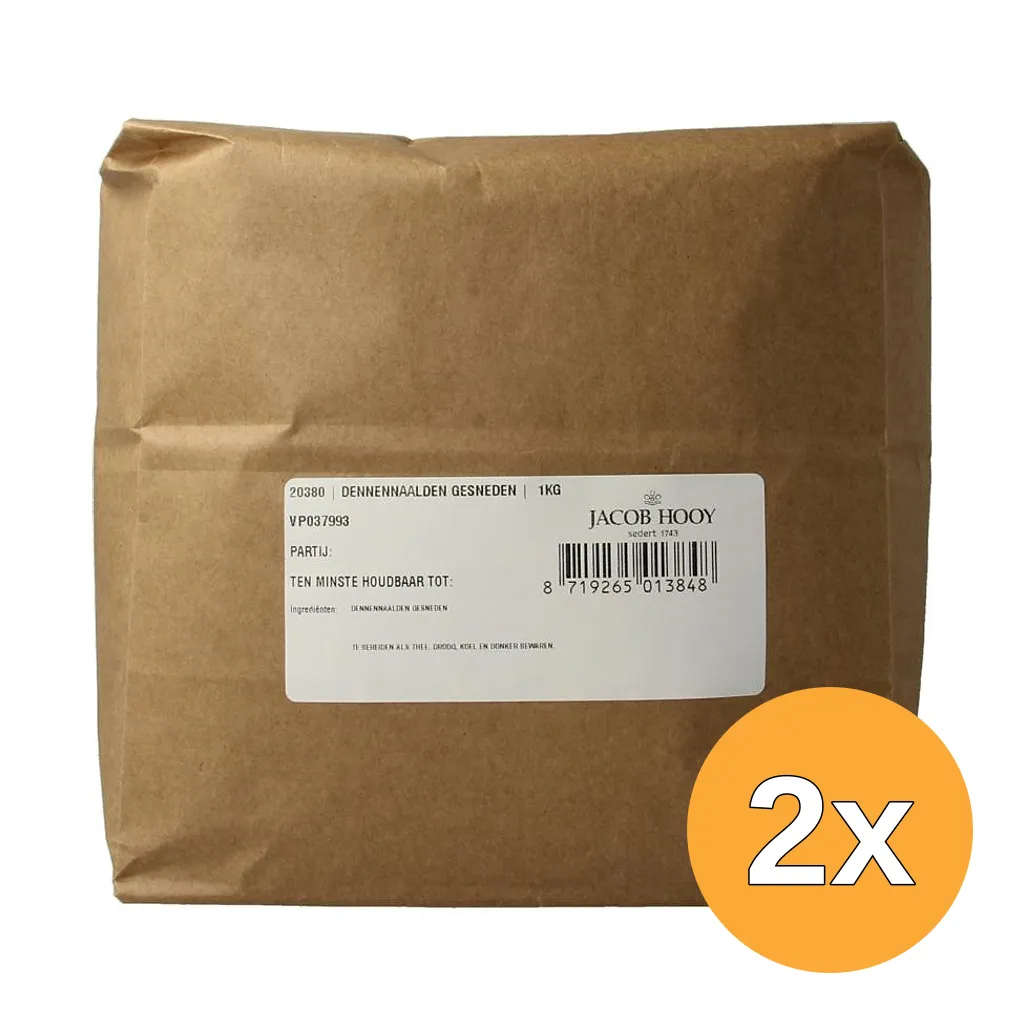 2x Jacob Hooy Dennenaalden Gesneden (1000 gr)