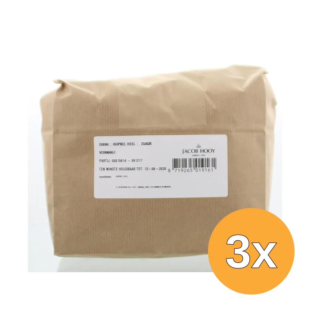 3x Jacob Hooy Hopbel Heel (250 gr)