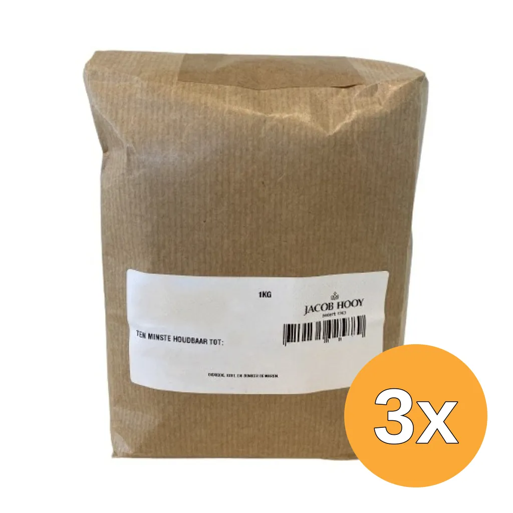 3x Jacob Hooy Zwavelpoeder (1000 gr)