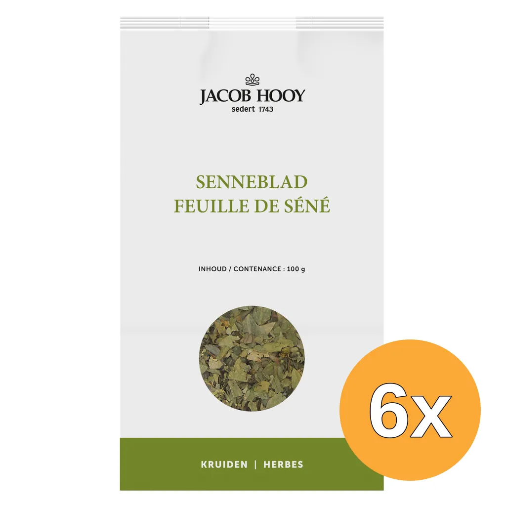 6x Jacob Hooy Senneblad Thee (100 gr)