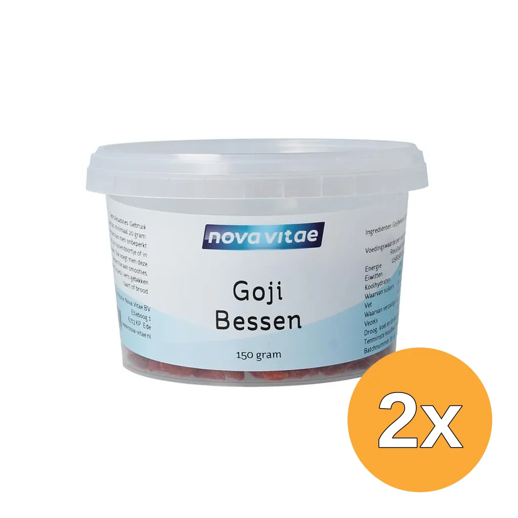 2x Nova Vitae Goji Bessen (150 gr)