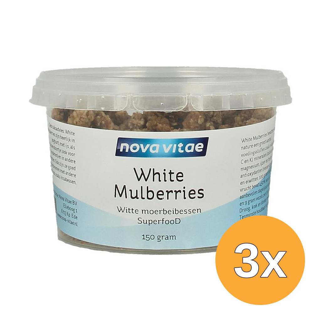3x Nova Vitae Mulberry Bessen (150 gr)