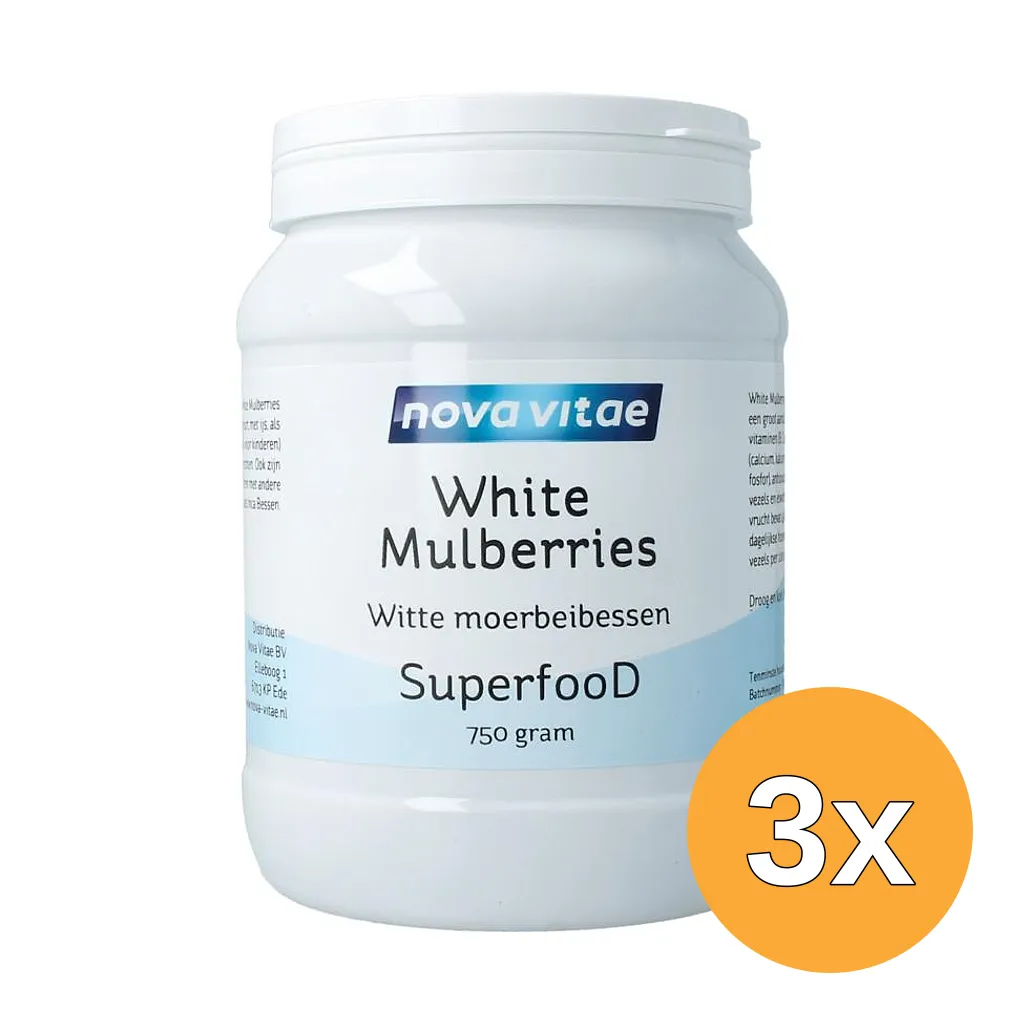 3x Nova Vitae Mulberry Bessen (750 gr)