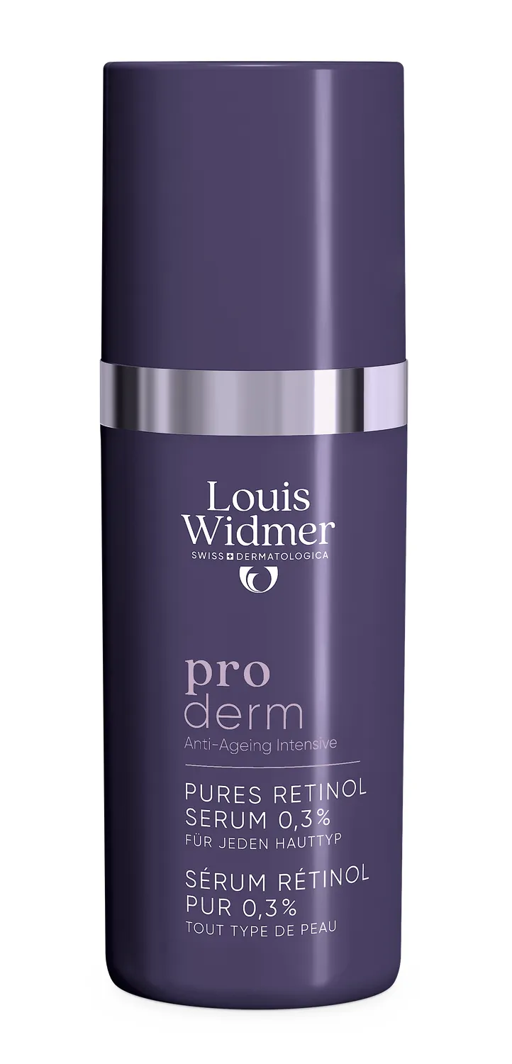 Louis Widmer Proderm Puur Retinol Serum 0,3% zonder Parfum (30 ml)