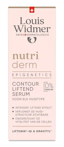 Louis Widmer Nutriderm Epigenetics Contour Liftend Serum zonder Parfum (30 ml)