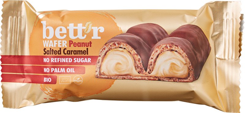 Bett'r Chocoladebar Pinda Salted Caramel (33 gr)