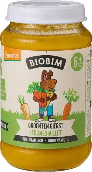 Biobim Groentehapje Groenten-pastinaak 6+ Mnd (190 gr)