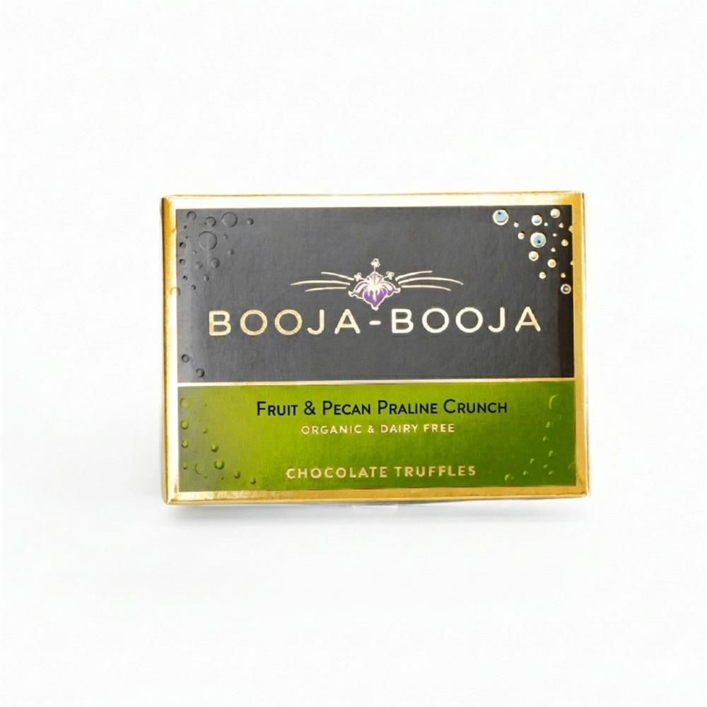 Booja-booja Chocoladetruffels Rozijn Pecan Pralinecrunch (92 gr)