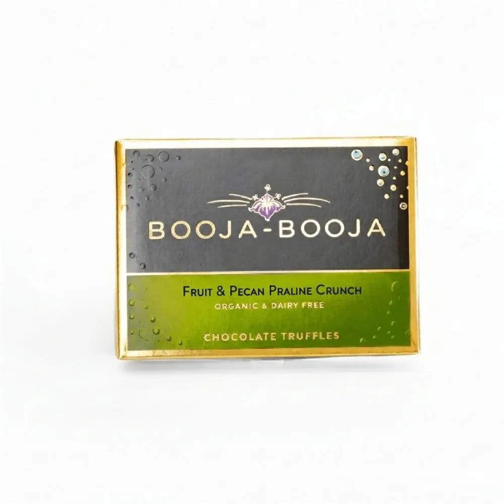 Booja-booja Chocoladetruffels Rozijn Pecan Pralinecrunch (92 gr)
