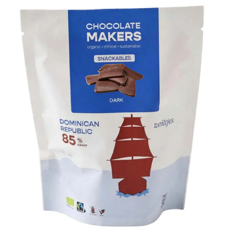 Chocolatemakers Chocozeiltjes Puur 85% (100 gr)