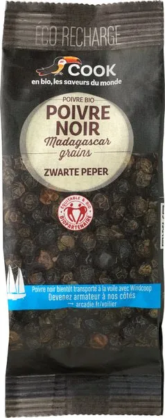 Cook Zwarte Peper Granen Navulling (50 gr)
