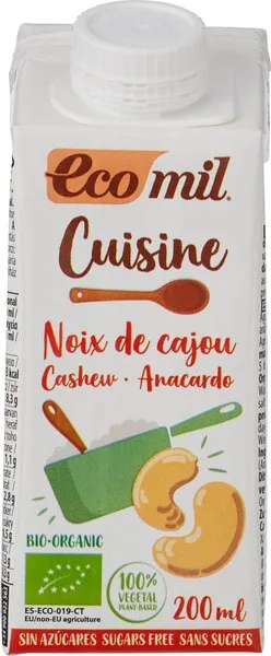 Ecomil Cashewcuisine Suikervrij (200 ml)