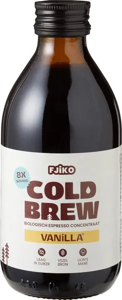 Fjiko Cold Brew Vanille (250 ml)