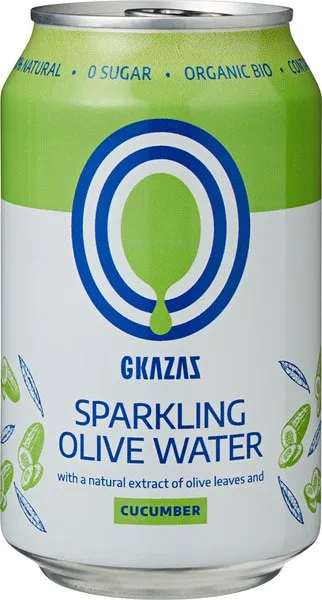 Gkazas Bruisend Olijf Water Komkommer (330 ml)