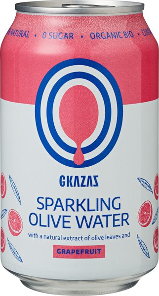 Gkazas Bruisend Olijf Water Grapefruit (330 ml)
