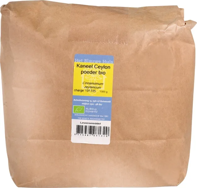 Het Blauwe Huis Kaneel Ceylon Gemalen (1000 gr)